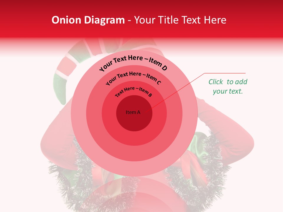 Hat Beautiful Merry PowerPoint Template