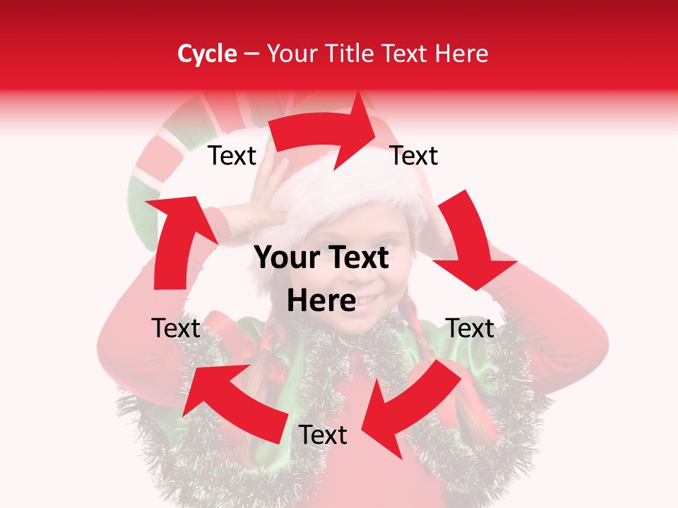 Hat Beautiful Merry PowerPoint Template