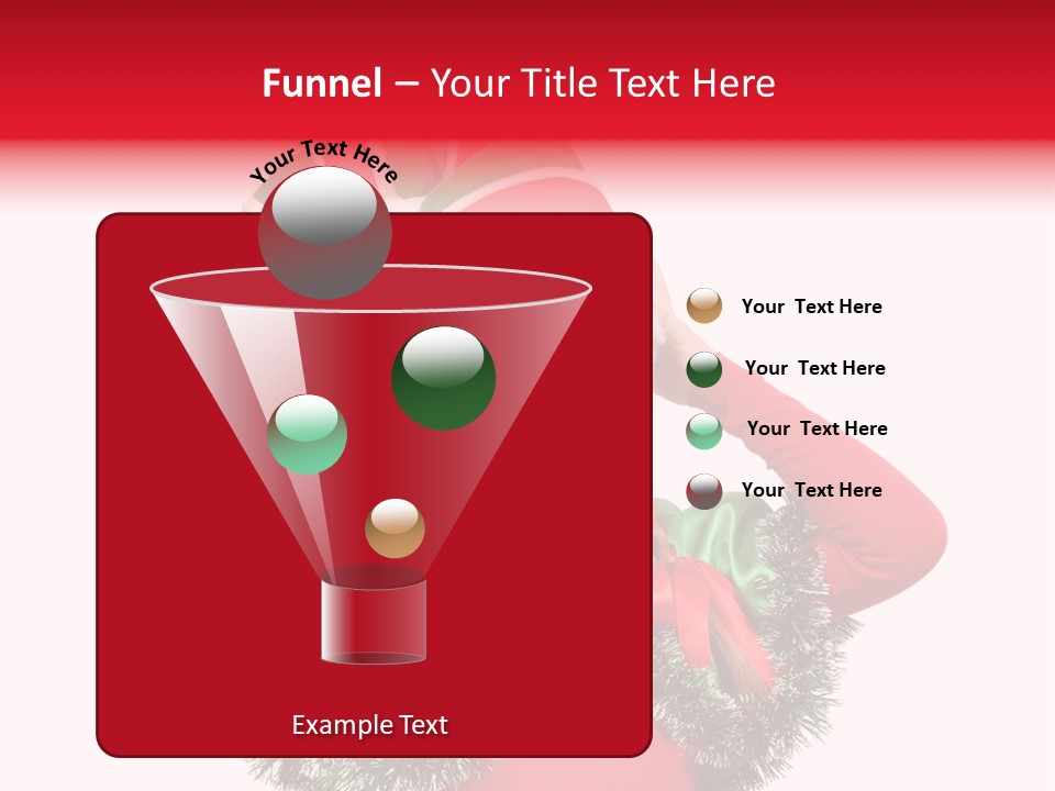 Hat Beautiful Merry PowerPoint Template