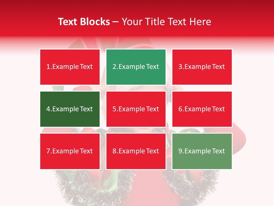 Hat Beautiful Merry PowerPoint Template