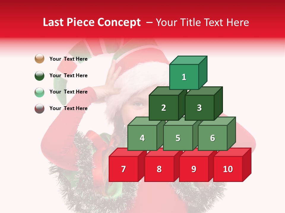 Hat Beautiful Merry PowerPoint Template