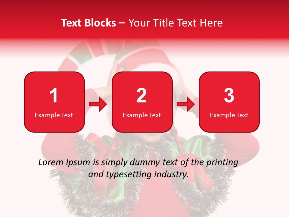 Hat Beautiful Merry PowerPoint Template