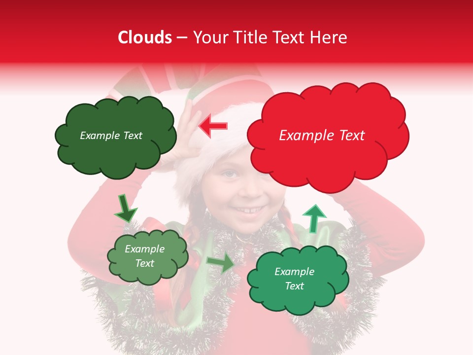 Hat Beautiful Merry PowerPoint Template