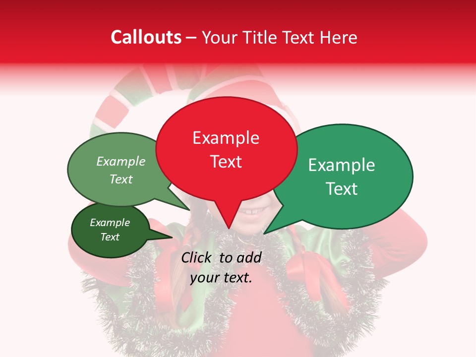 Hat Beautiful Merry PowerPoint Template