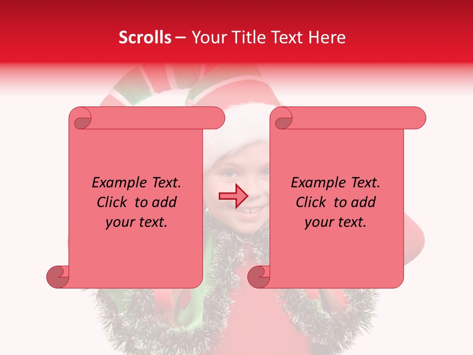 Hat Beautiful Merry PowerPoint Template