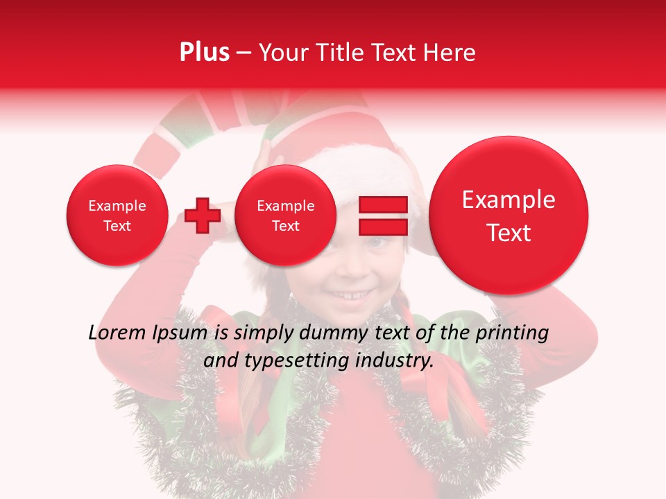 Hat Beautiful Merry PowerPoint Template