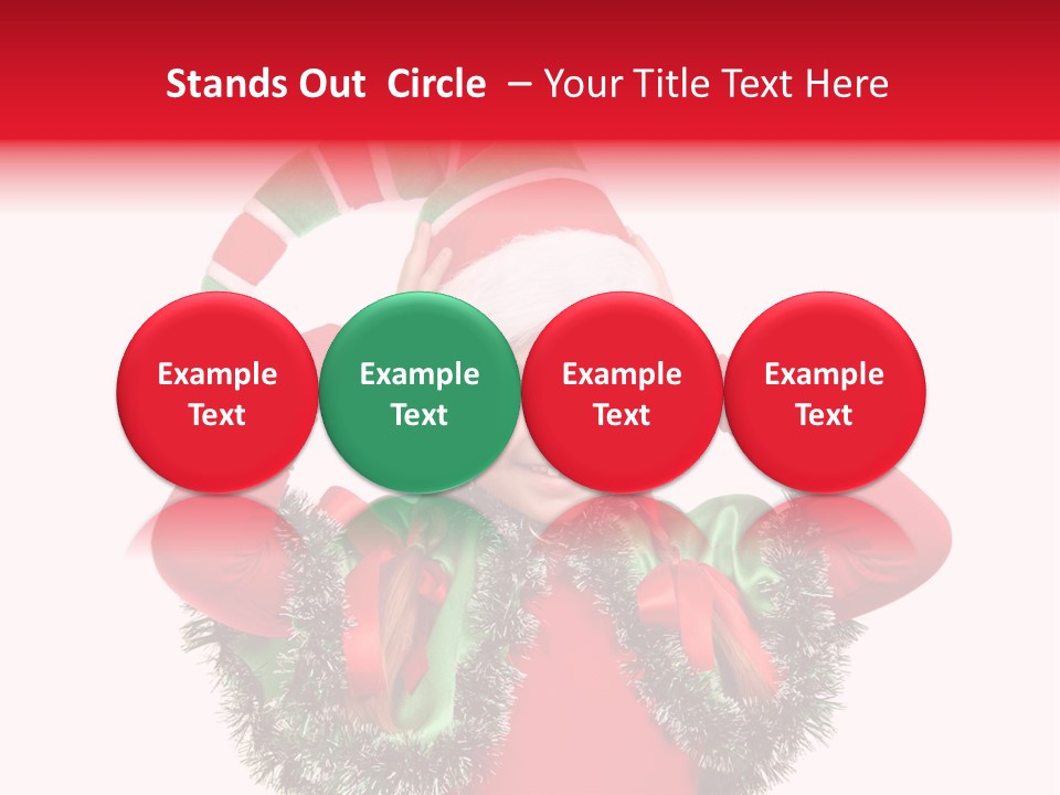 Hat Beautiful Merry PowerPoint Template