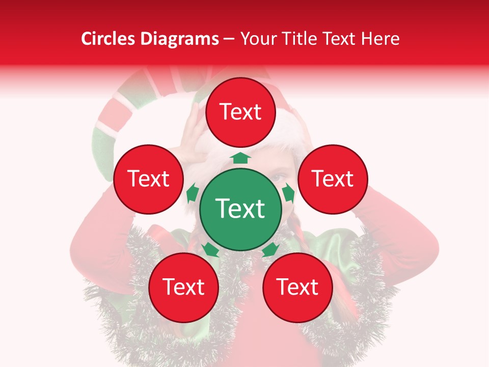 Hat Beautiful Merry PowerPoint Template