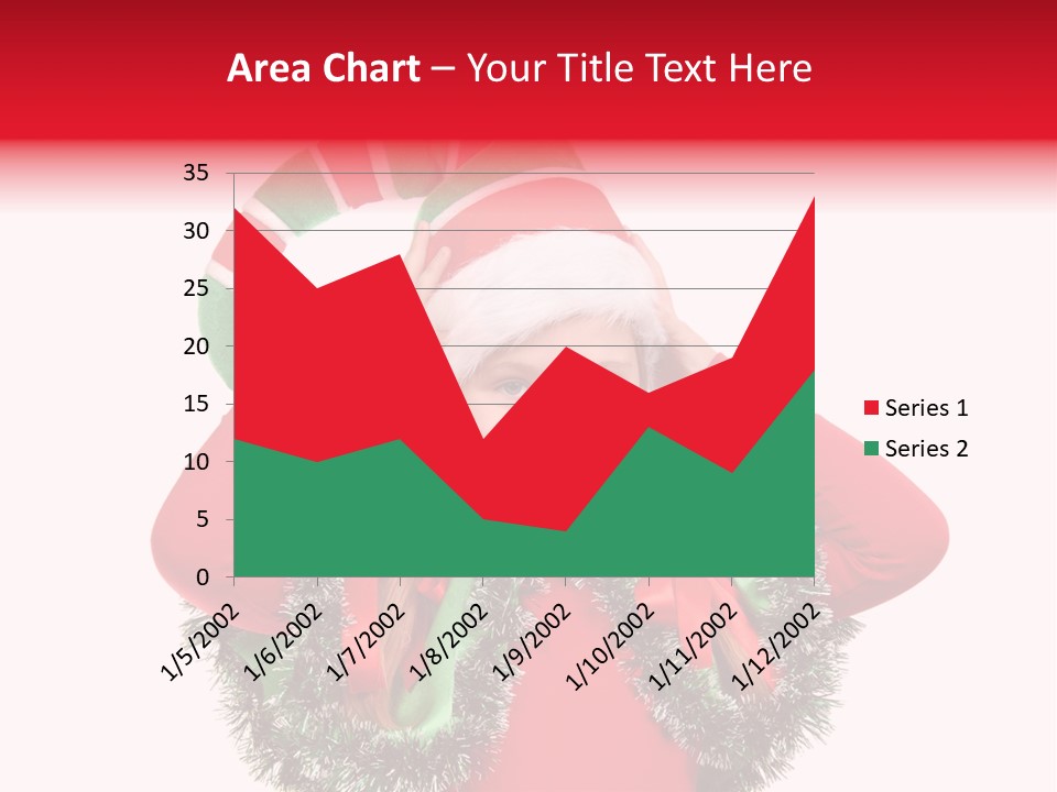 Hat Beautiful Merry PowerPoint Template