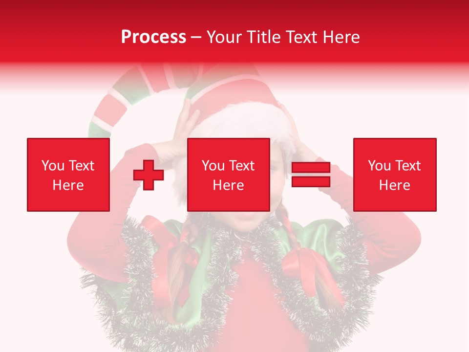 Hat Beautiful Merry PowerPoint Template