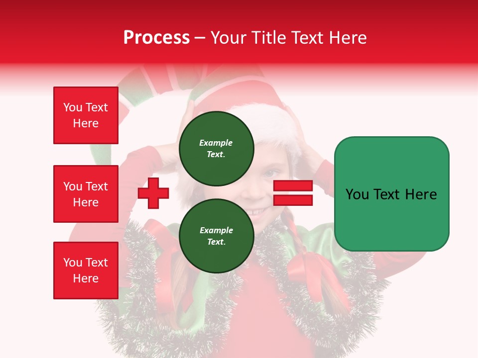 Hat Beautiful Merry PowerPoint Template