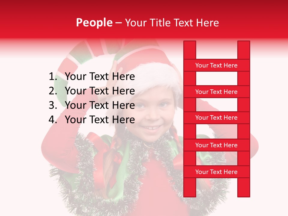 Hat Beautiful Merry PowerPoint Template