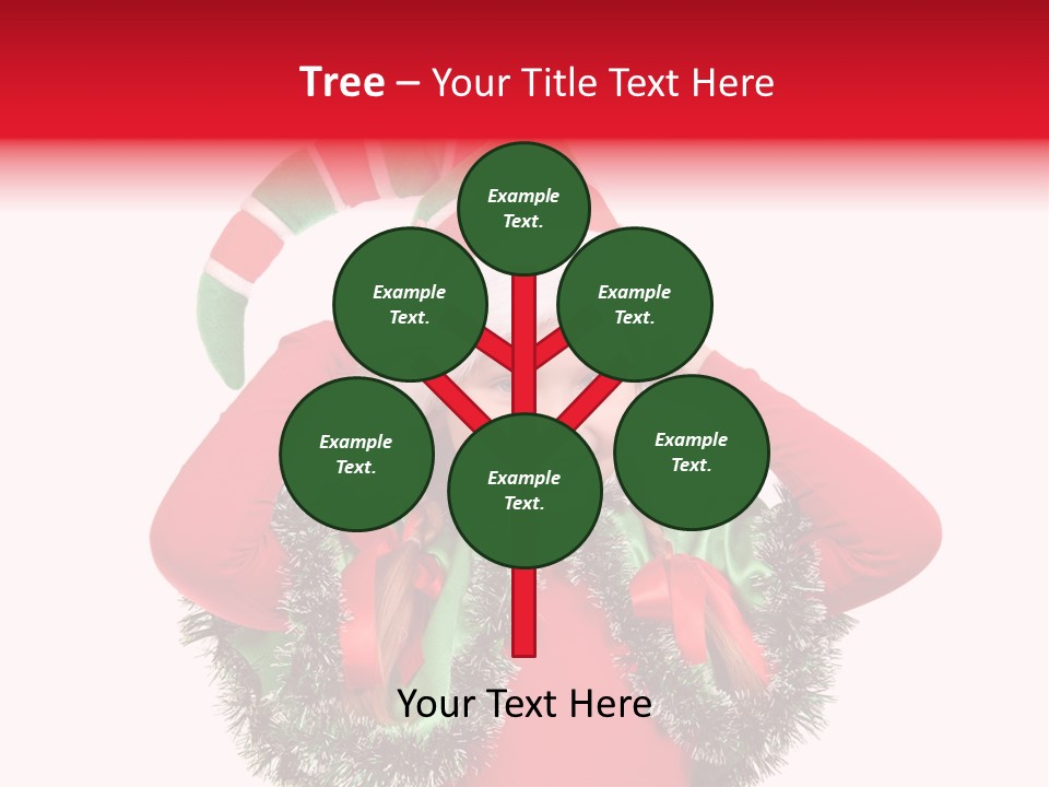 Hat Beautiful Merry PowerPoint Template