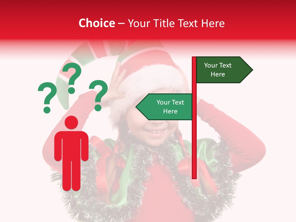 Hat Beautiful Merry PowerPoint Template