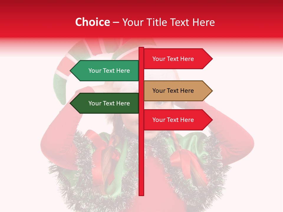 Hat Beautiful Merry PowerPoint Template