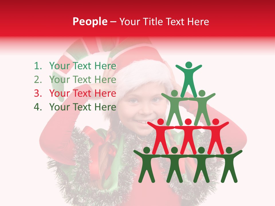 Hat Beautiful Merry PowerPoint Template