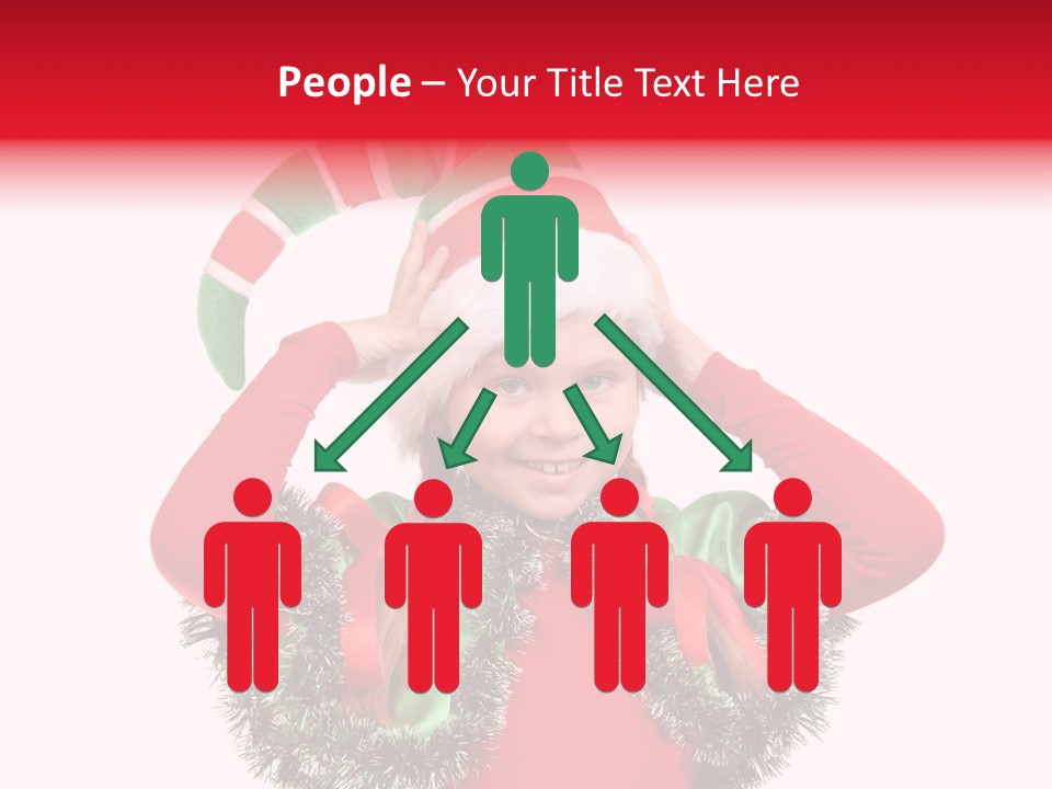 Hat Beautiful Merry PowerPoint Template