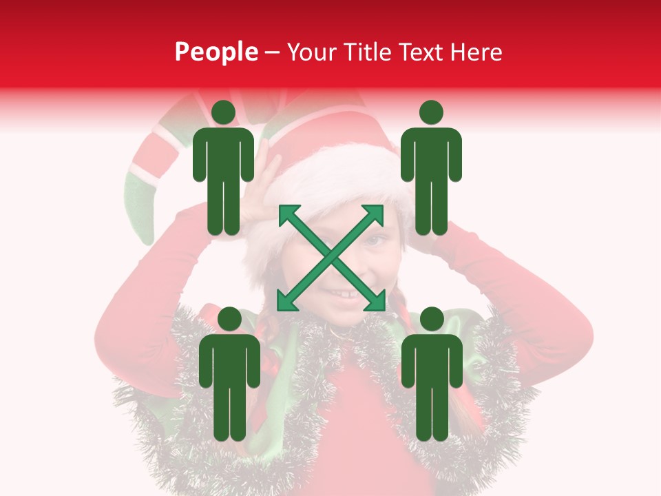 Hat Beautiful Merry PowerPoint Template