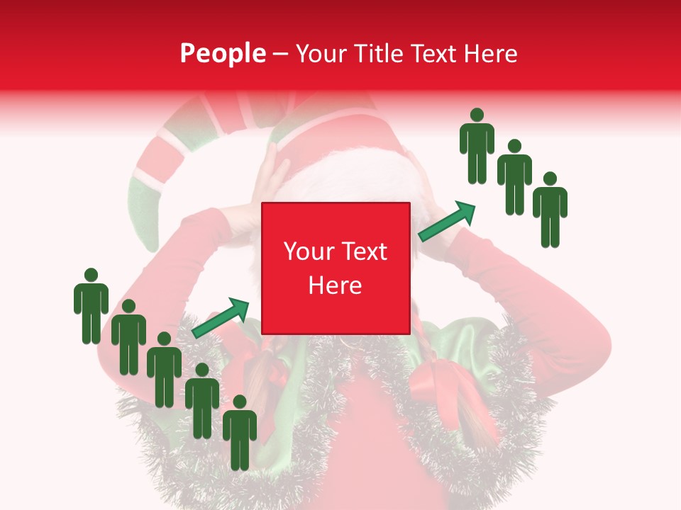 Hat Beautiful Merry PowerPoint Template