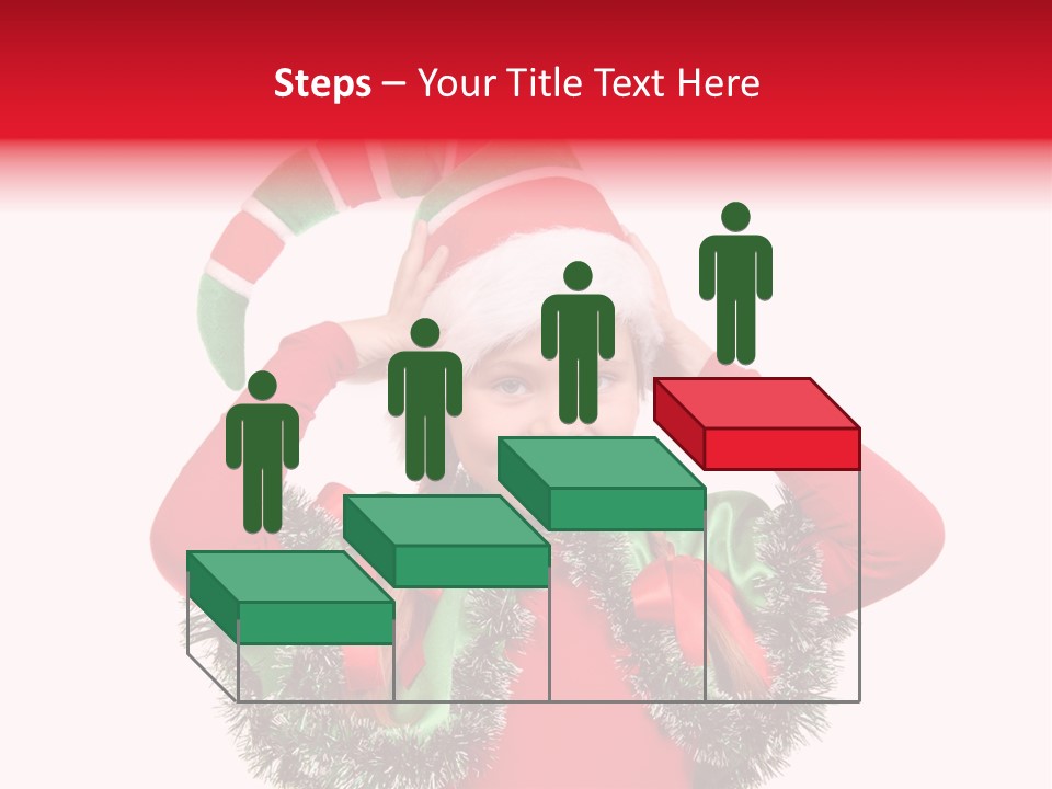Hat Beautiful Merry PowerPoint Template