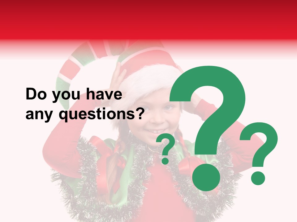 Hat Beautiful Merry PowerPoint Template