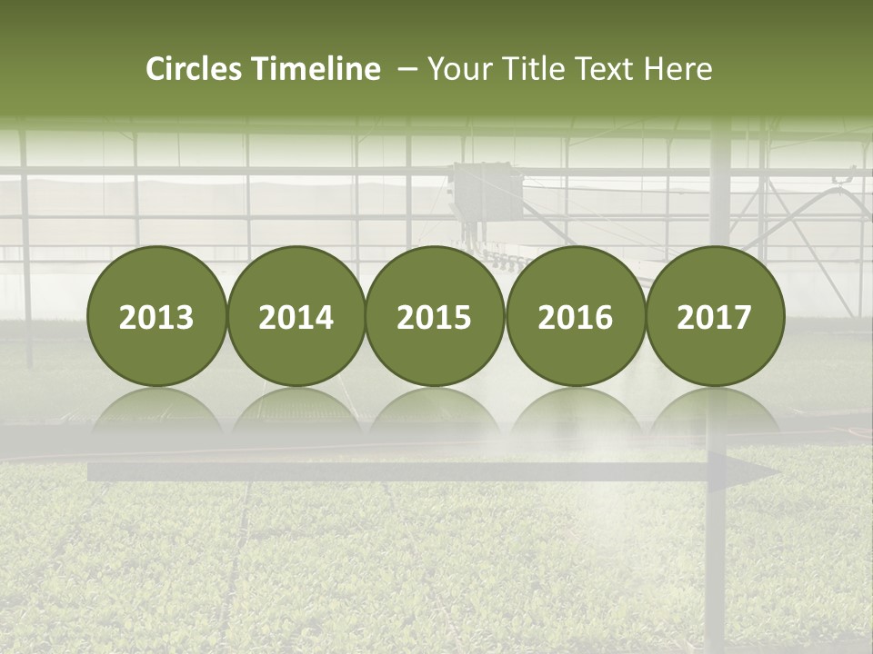 Water Spray Plant PowerPoint Template