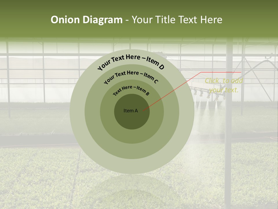 Water Spray Plant PowerPoint Template
