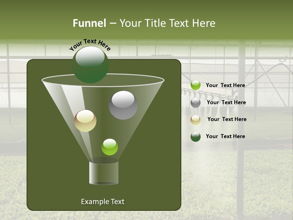 Water Spray Plant PowerPoint Template