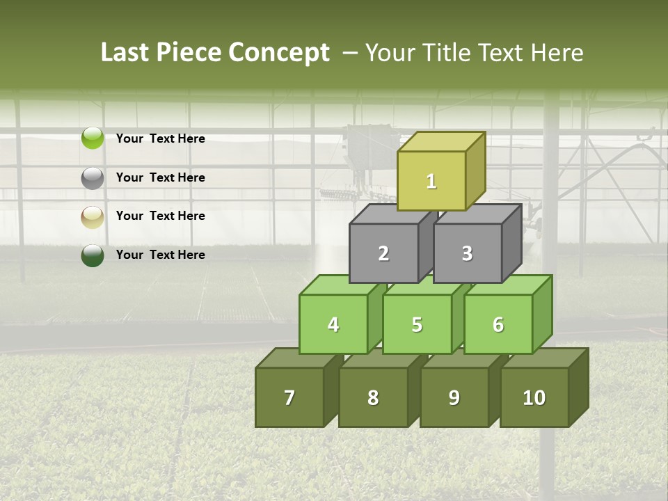 Water Spray Plant PowerPoint Template
