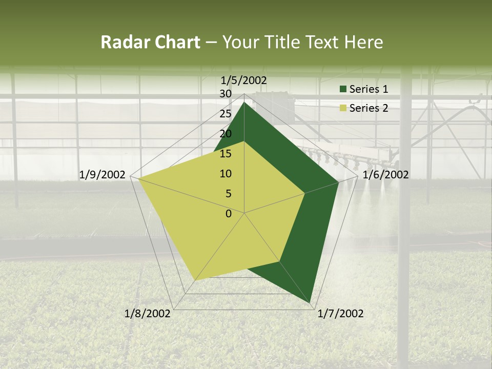 Water Spray Plant PowerPoint Template
