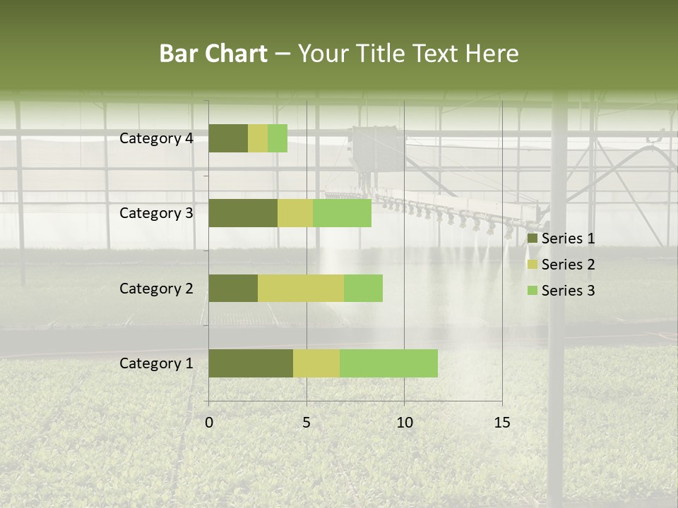 Water Spray Plant PowerPoint Template