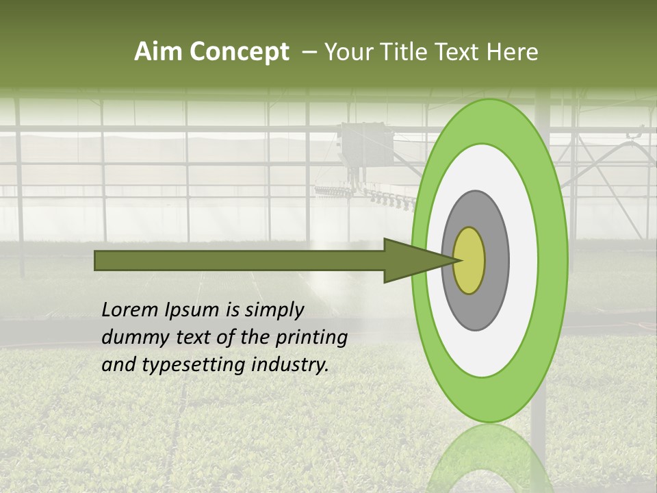 Water Spray Plant PowerPoint Template