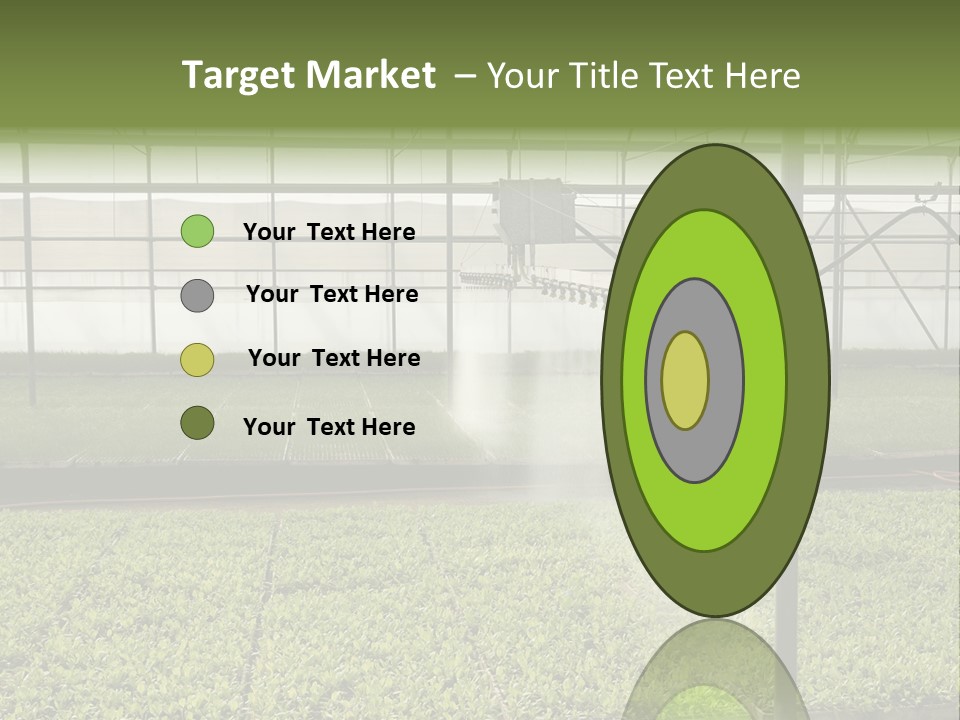 Water Spray Plant PowerPoint Template