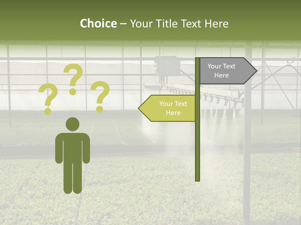 Water Spray Plant PowerPoint Template