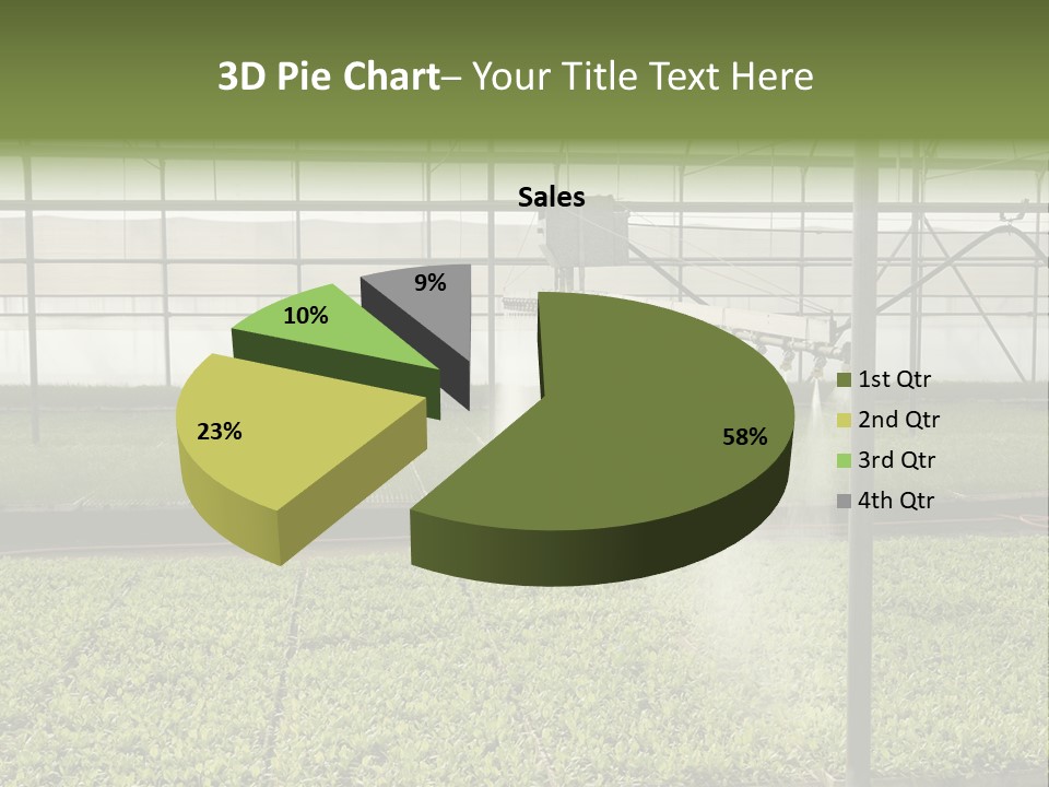 Water Spray Plant PowerPoint Template