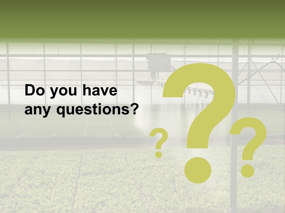 Water Spray Plant PowerPoint Template