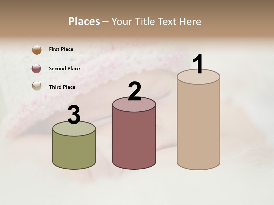 Diaper Girl Cute PowerPoint Template