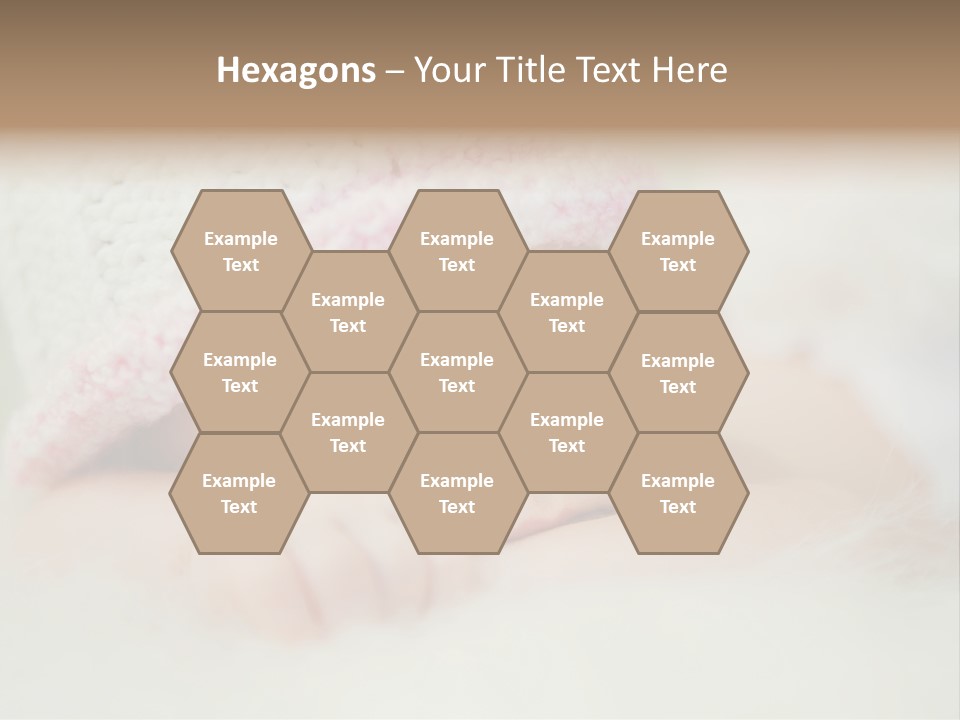 Diaper Girl Cute PowerPoint Template