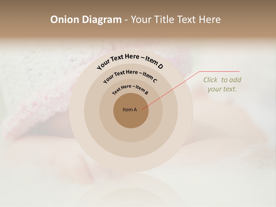 Diaper Girl Cute PowerPoint Template