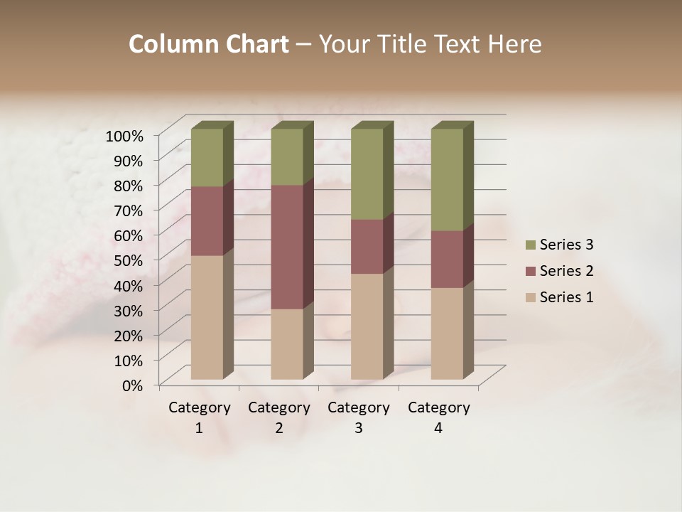 Diaper Girl Cute PowerPoint Template