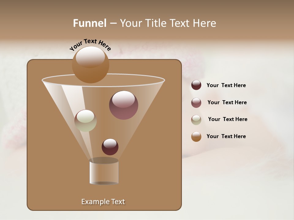 Diaper Girl Cute PowerPoint Template