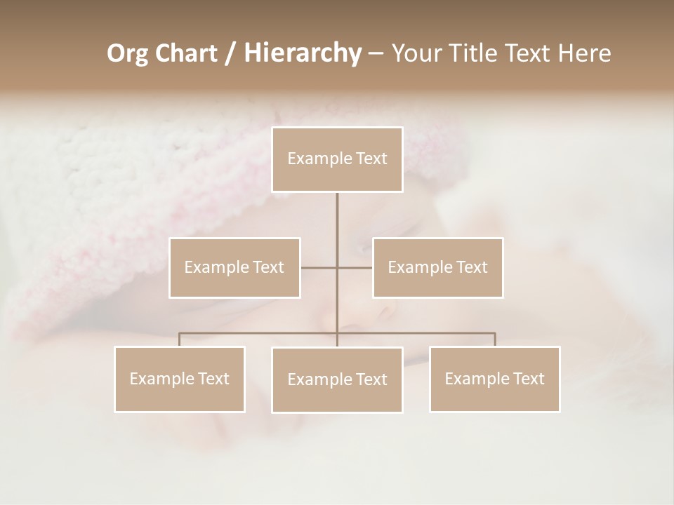 Diaper Girl Cute PowerPoint Template