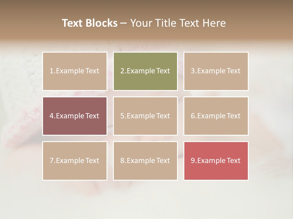 Diaper Girl Cute PowerPoint Template