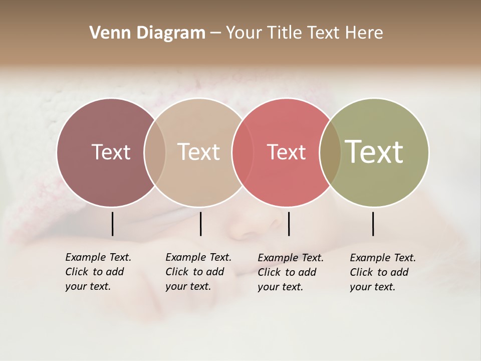 Diaper Girl Cute PowerPoint Template