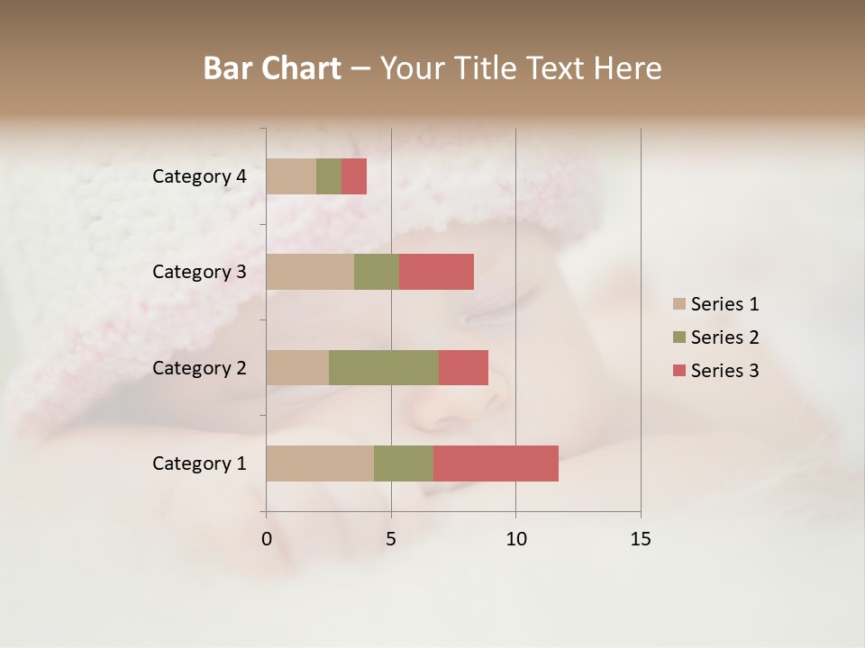 Diaper Girl Cute PowerPoint Template