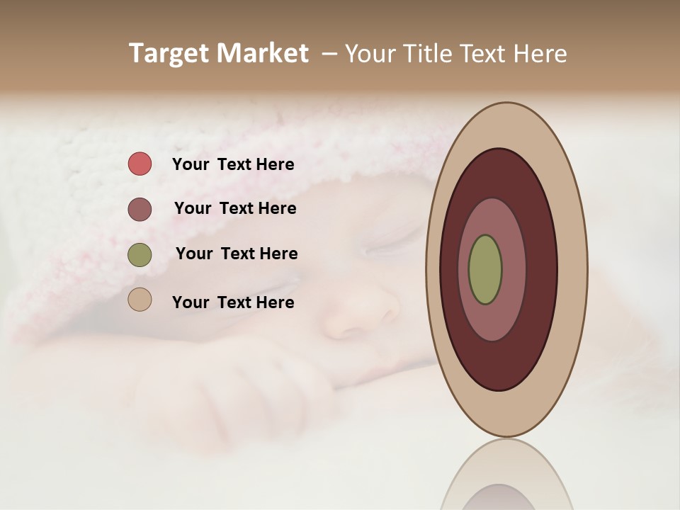 Diaper Girl Cute PowerPoint Template