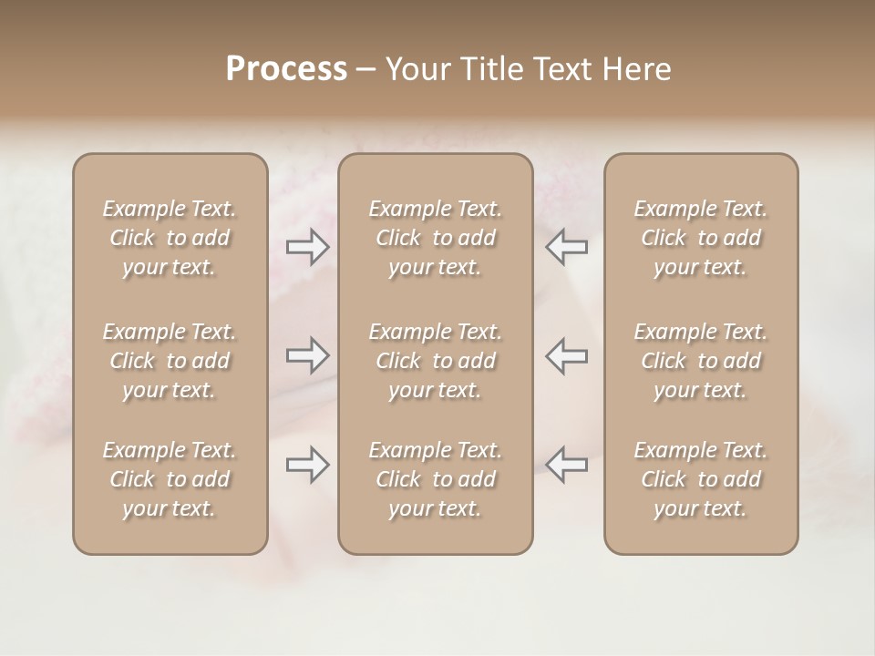 Diaper Girl Cute PowerPoint Template