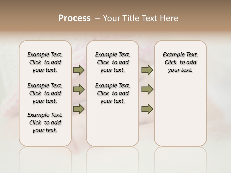 Diaper Girl Cute PowerPoint Template