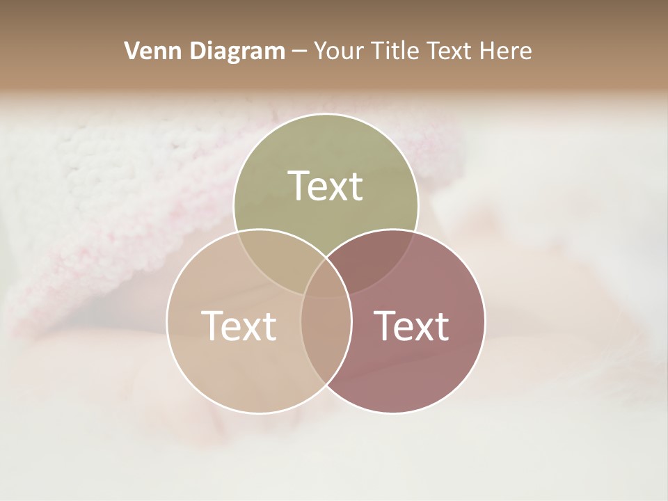 Diaper Girl Cute PowerPoint Template