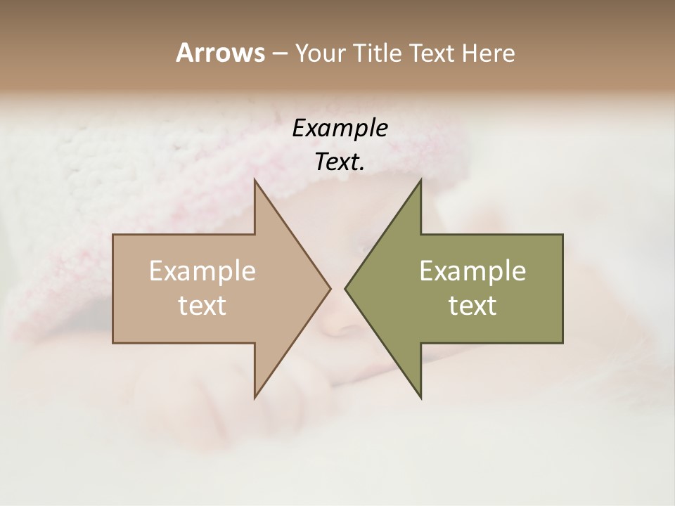 Diaper Girl Cute PowerPoint Template